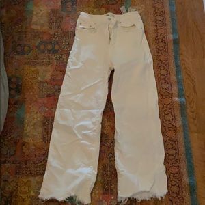White zara jeans